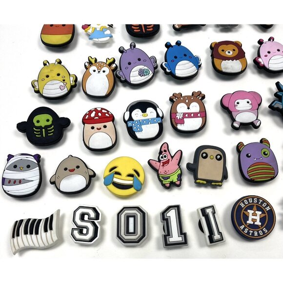 Mixed Lot 35 Various SHOE CHARMS for Crocs Clogs Accessories Decoration PVC EUC - Picture 5 of 6